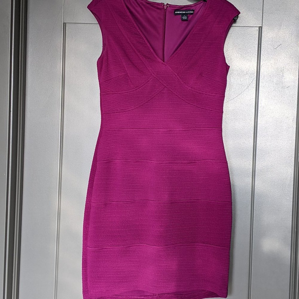 American Living Size 8 Purple Dress